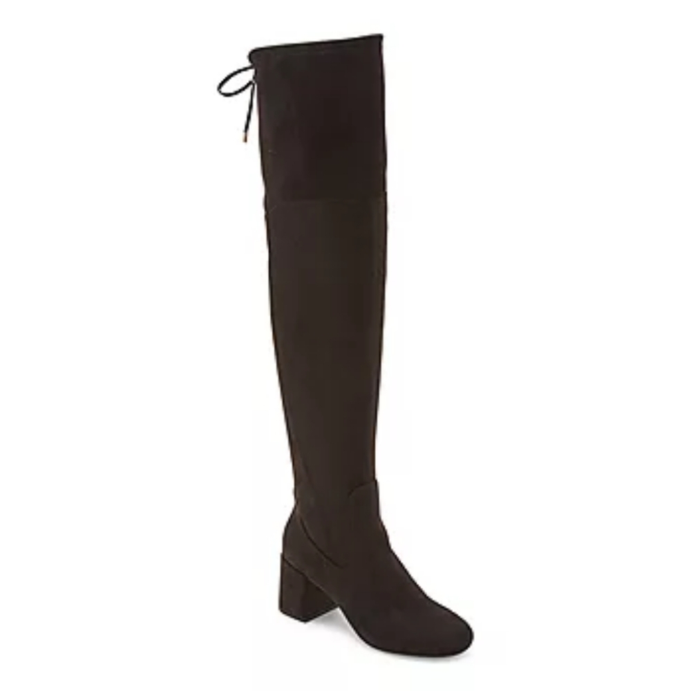 Elegant Black Over The Knee Boots NWT